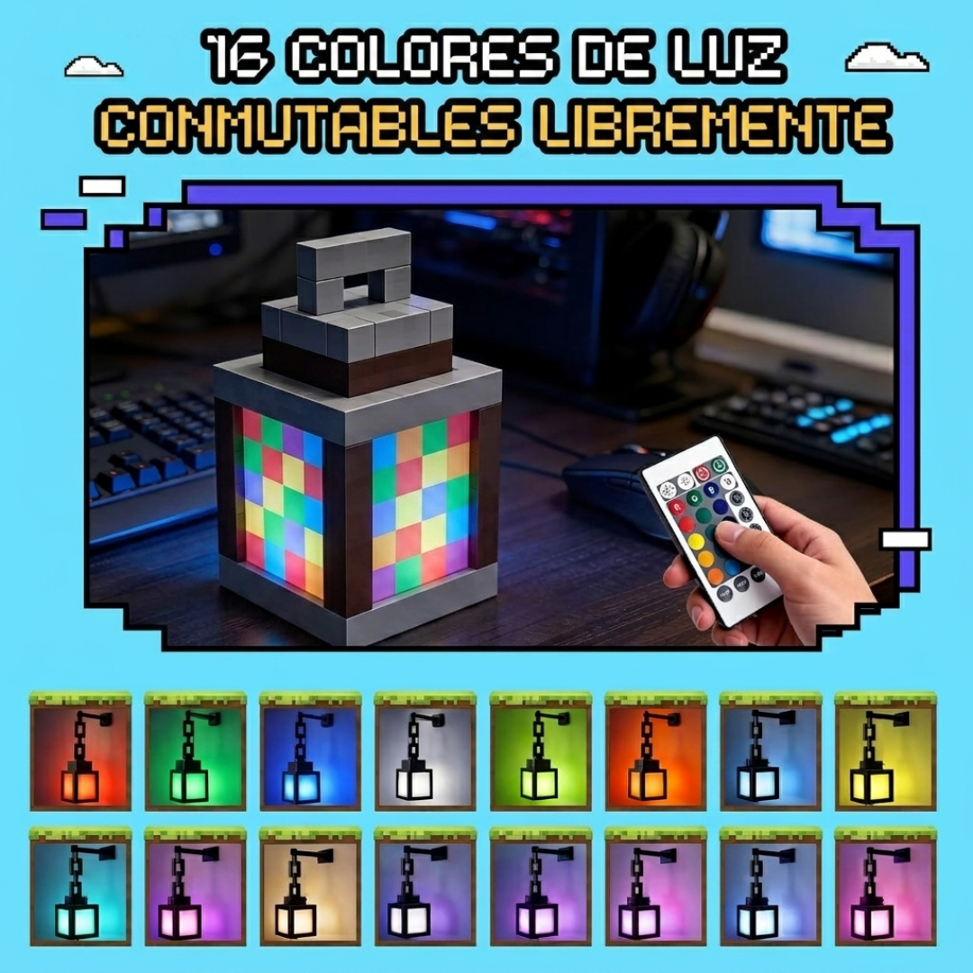 Lampara De Minecraft